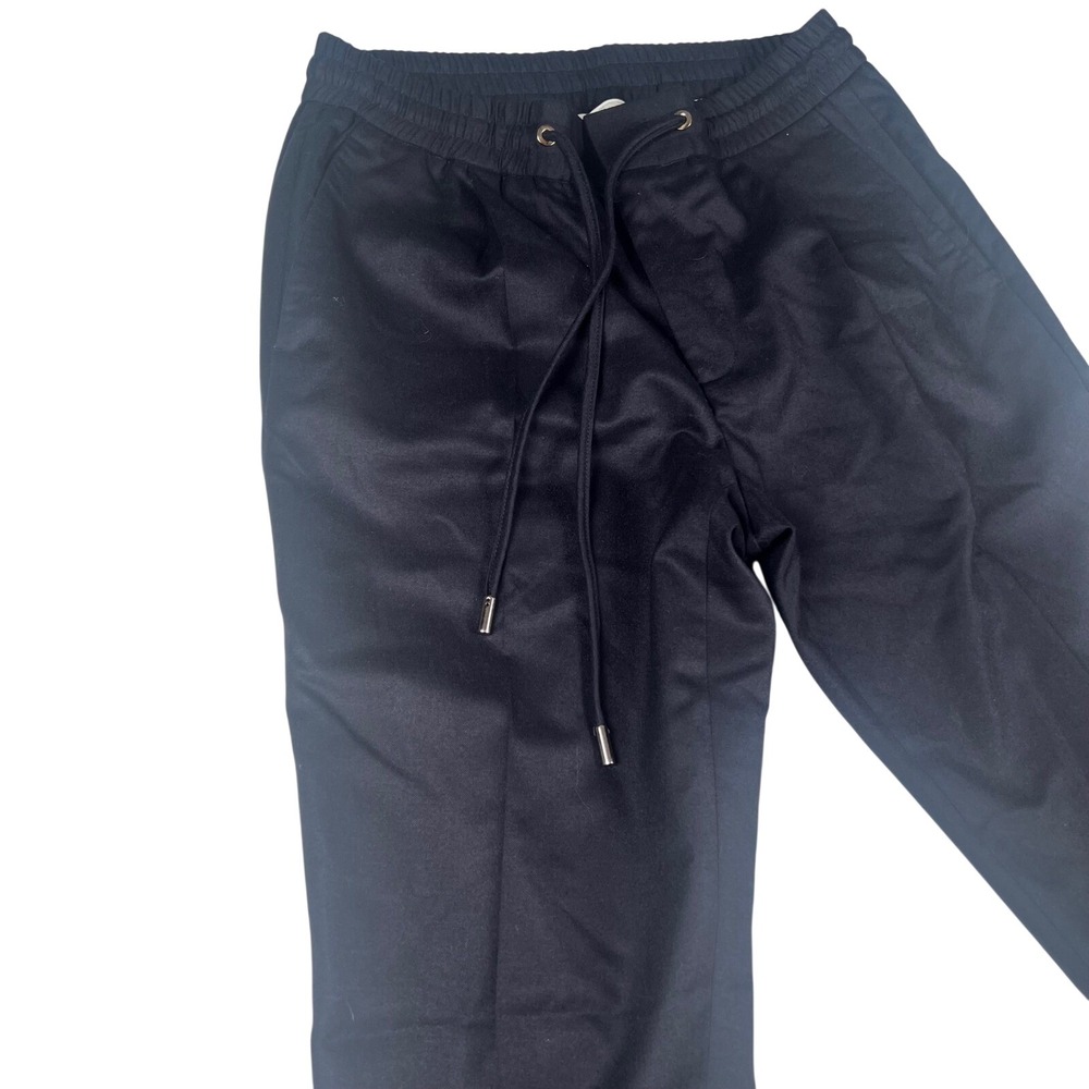 Suitsupply Ames Pleat EBEC Navy Wool Joggers Vitale Barberis Canonico 32R 48